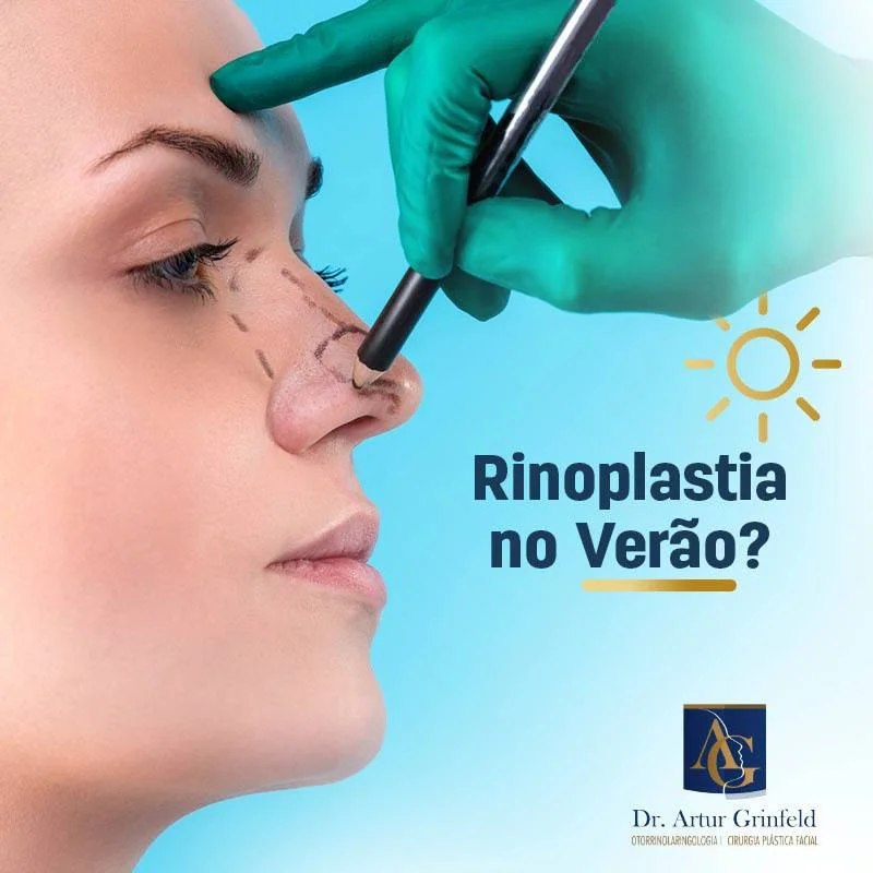 PODE FAZER RINOPLASTIA NO VERÃO?